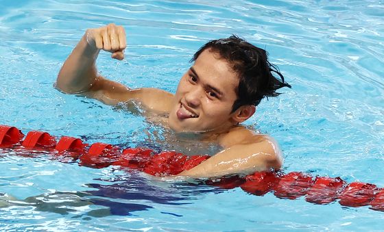 개인혼영 우승한 김민석