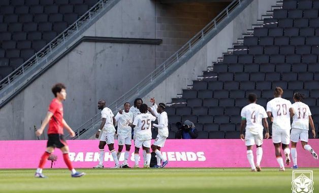 코트디부아르에 막힌 한국