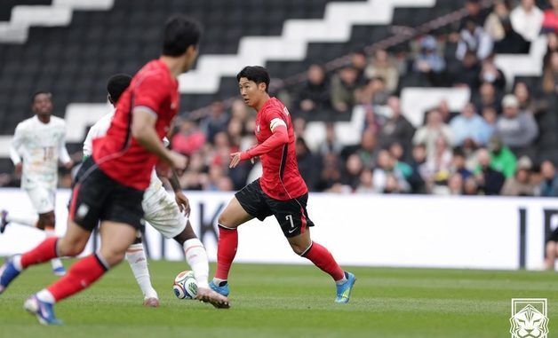 코트디부아르 평가전 치르는 손흥민