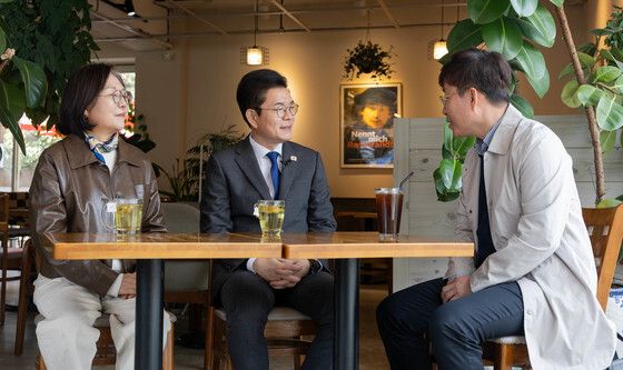 여성정책 간담회 갖는 정원오 예비후보