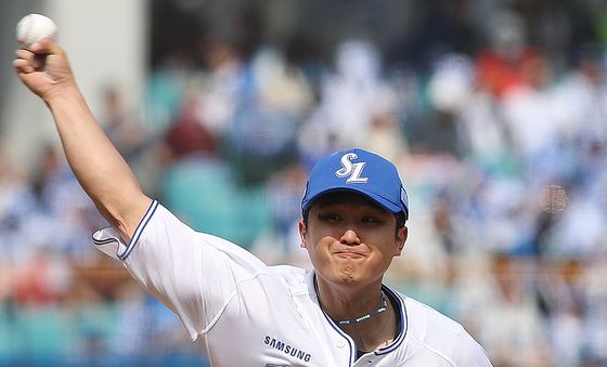 역투하는 삼성 최원태