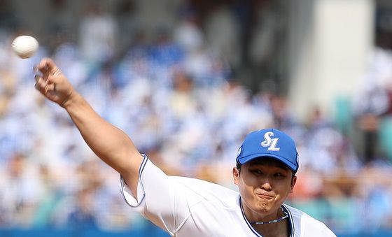 역투하는 삼성 최원태