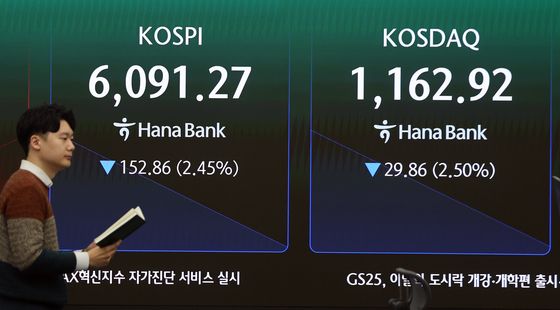 이란 사태 여파…하락 출발한 코스피·코스닥