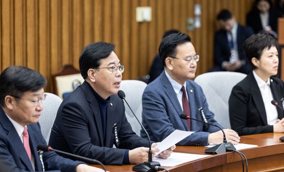 원내대책회의 주재하는 송언석 원내대표