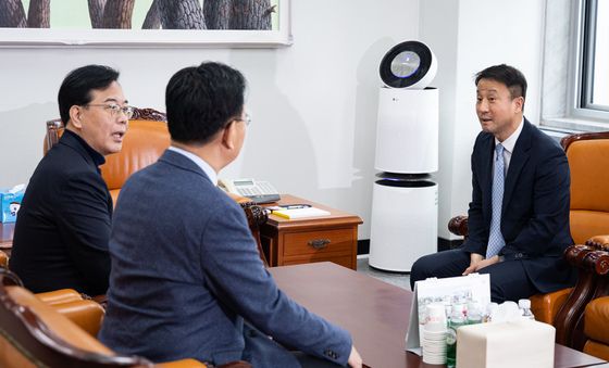 여야 원내지도부 회동