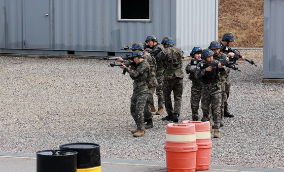 평택·오산과학화예비군훈련장에서 펼쳐진 예비군 훈련
