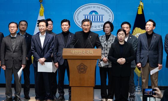 행정통합법 처리 촉구하는 박성만 경북도의회의장