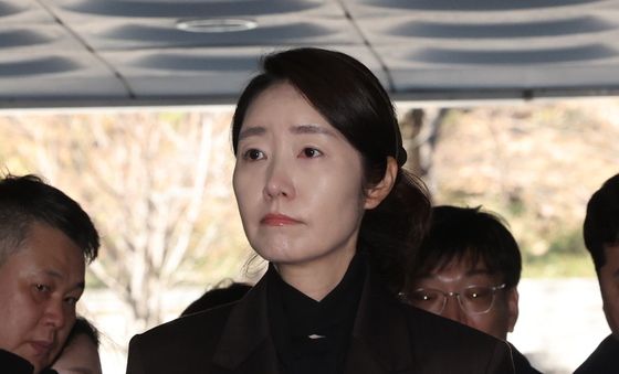 구속 전 피의자 심문 출석하는 강선우