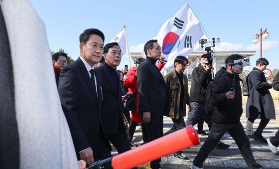 장동혁·송언석 '청와대로'