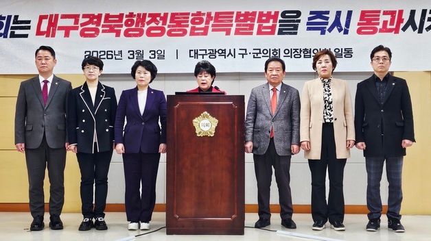 대구 구·군의회의장협 \"TK통합법 통과해야\"