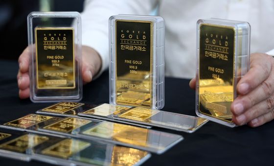 국내 금 시세 5%대 급등
