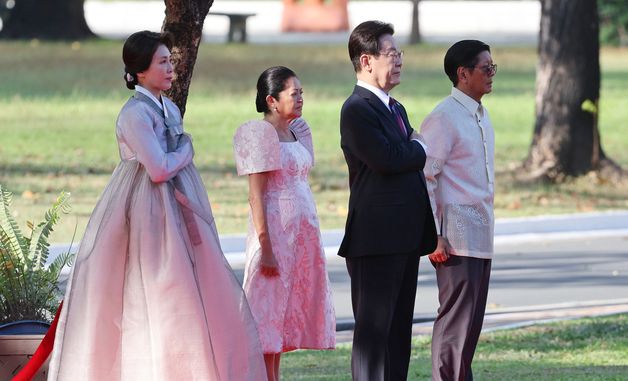 공식환영식 참석한 이재명 대통령