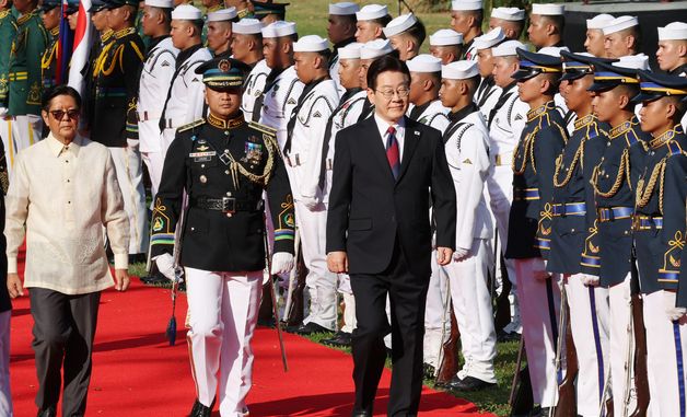 이재명 대통령 '필리핀 공식 환영식'