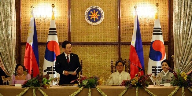 국빈만찬 인사말 하는 이재명 대통령