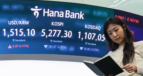 일주일 만에 1515원 돌파한 환율