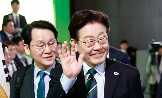 제주 타운홀미팅 간담회 마친 이재명 대통령