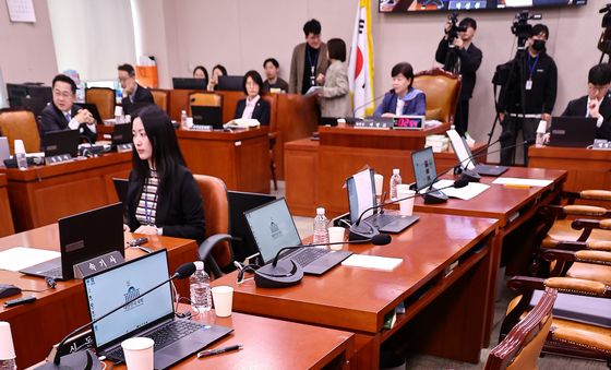 검찰 조작기소 국조특위, 국민의힘 의원들의 자리