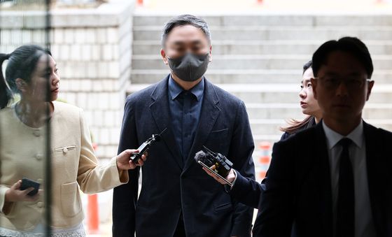 영장실질심사 출석하는 '전분당 담합 의혹' 대상 대표