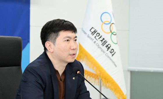 대한체육회 이사회 주재하는 유승민 회장