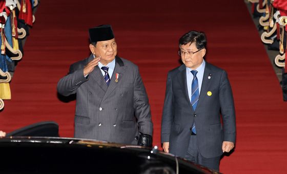 프라보워 인도네시아 대통령, 방한