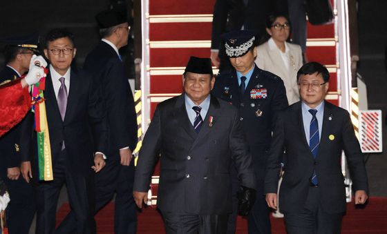 방한한 프라보워 인도네시아 대통령