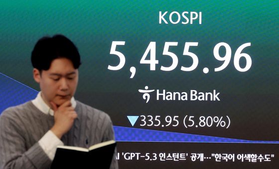 '매도사이드카 발동' 하락 출발한 코스피