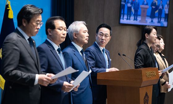 현안 기자회견하는 민주당 공소취소 국정조사 추진위원회