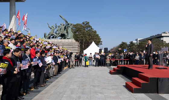 발언하는 장동혁 대표 '대구경북 통합법 처리 촉구'