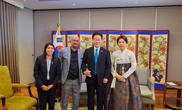 이재명 대통령, 과거 인연 있는 노동자와의 만남