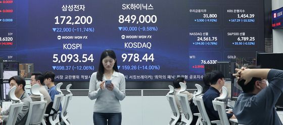 미·이란 긴장고조에 '패닉셀'…코스닥·코스피 추락