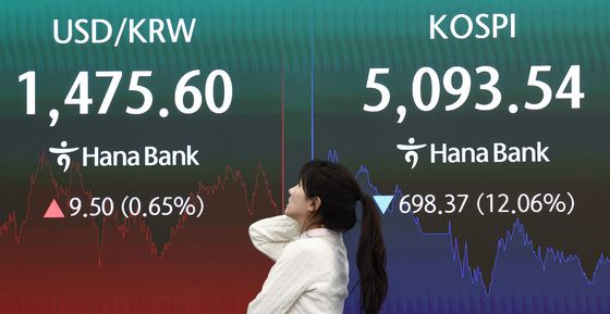 코스피 역대 최대 하락율