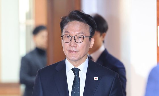 국가정책조정회의 참석하는 김민석 총리
