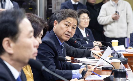 간담회 발언하는 김영배