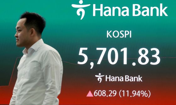 5700선까지 다시 회복한 코스피