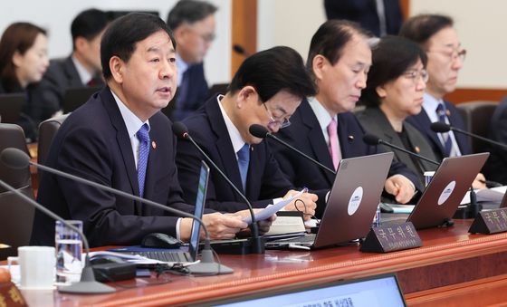 부처보고하는 구윤철 부총리 겸 재정경제부 장관