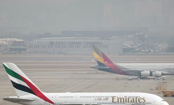 중동 하늘길 '마비'