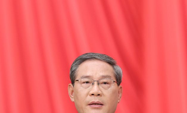 [포토] 올해 업무보고 하는 리창 中 총리