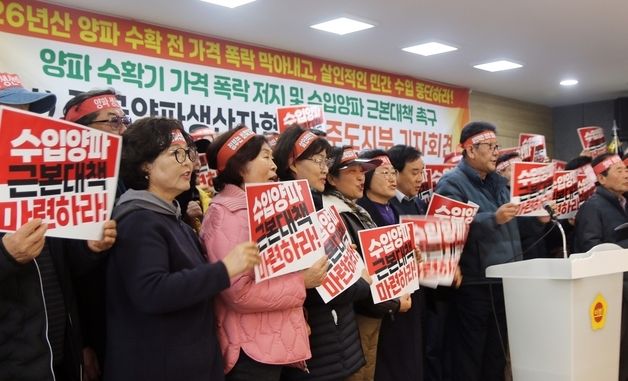 \"양파 가격 안정 위한 근본 대책 필요\"