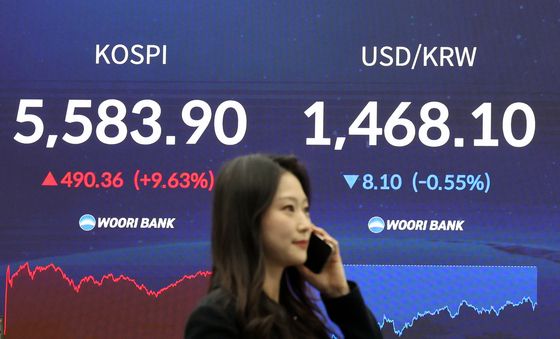 코스피는 오르고 환율은 내리고