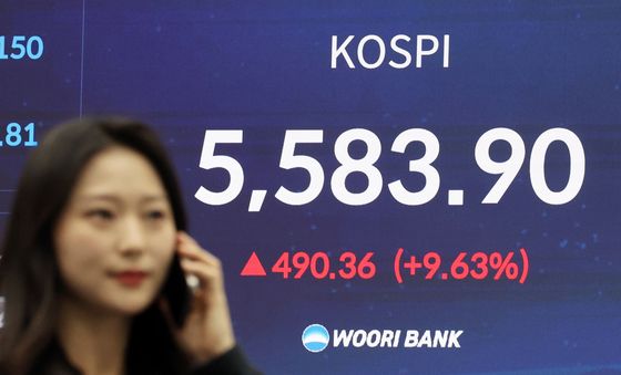 5580선 회복하며 장 마친 코스피