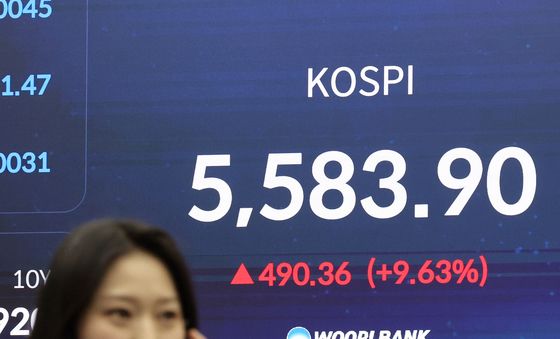 코스피, 급반등 5580선 회복