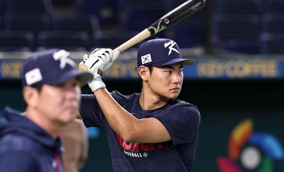 스윙연습하는 김주원