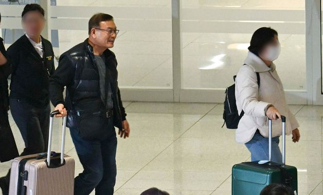 한국으로 돌아온 중동 체류객들