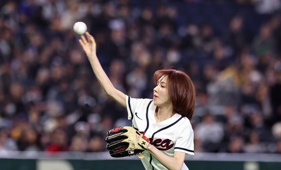 WBC 시구하는 웬디