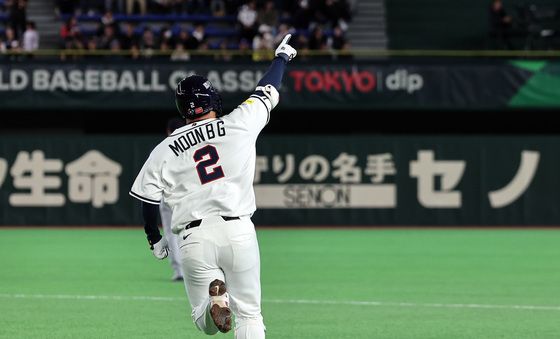 문보경, 도쿄돔 만루홈런