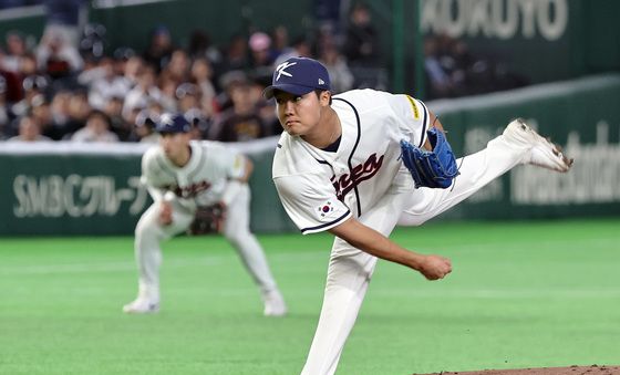 역투하는 정우주