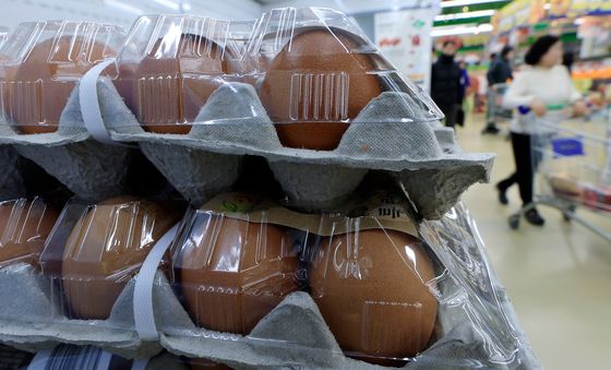 달걀 물가, 전년보다 6.7% 상승