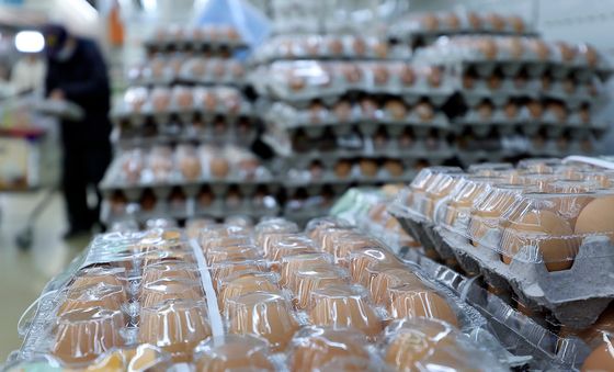 전년보다 6.7% 상승한 달걀 가격