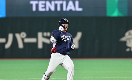 문보경, 첫타석 2타점 적시타