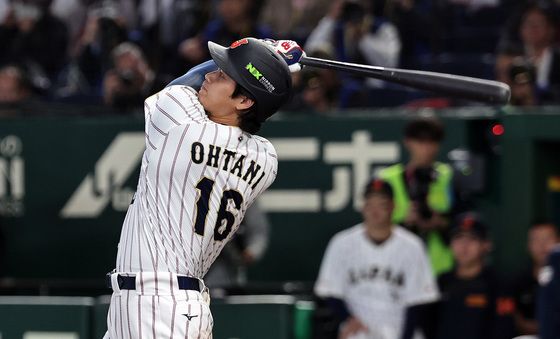 오타니, 동점 솔로포